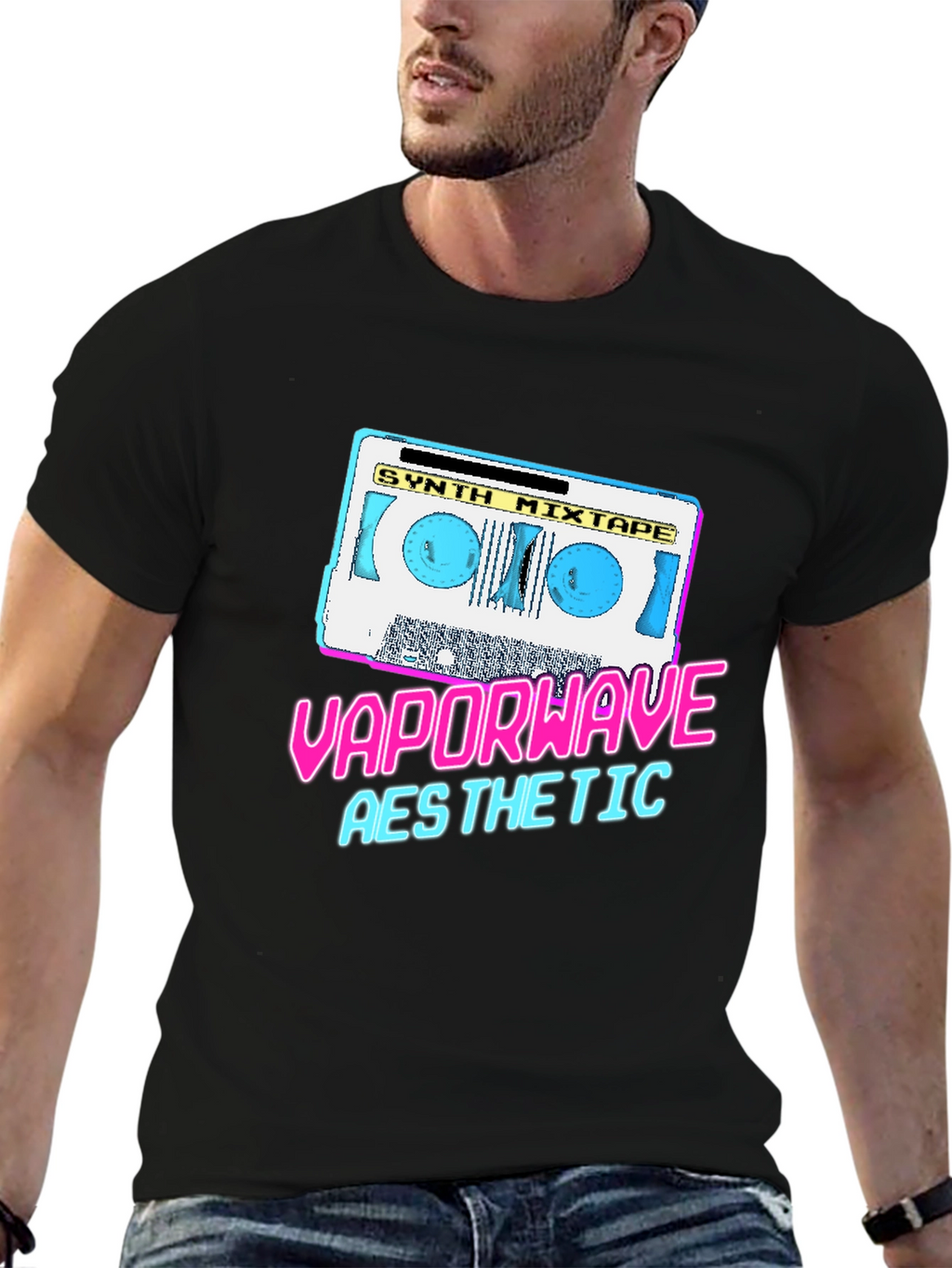 Vaporwave Aesthetic Synth Mixtape T-Shirt