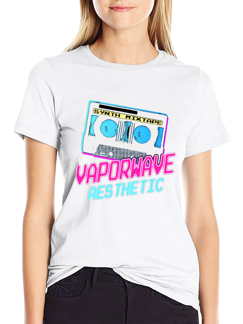 Vaporwave Aesthetic Synth Mixtape T-Shirt