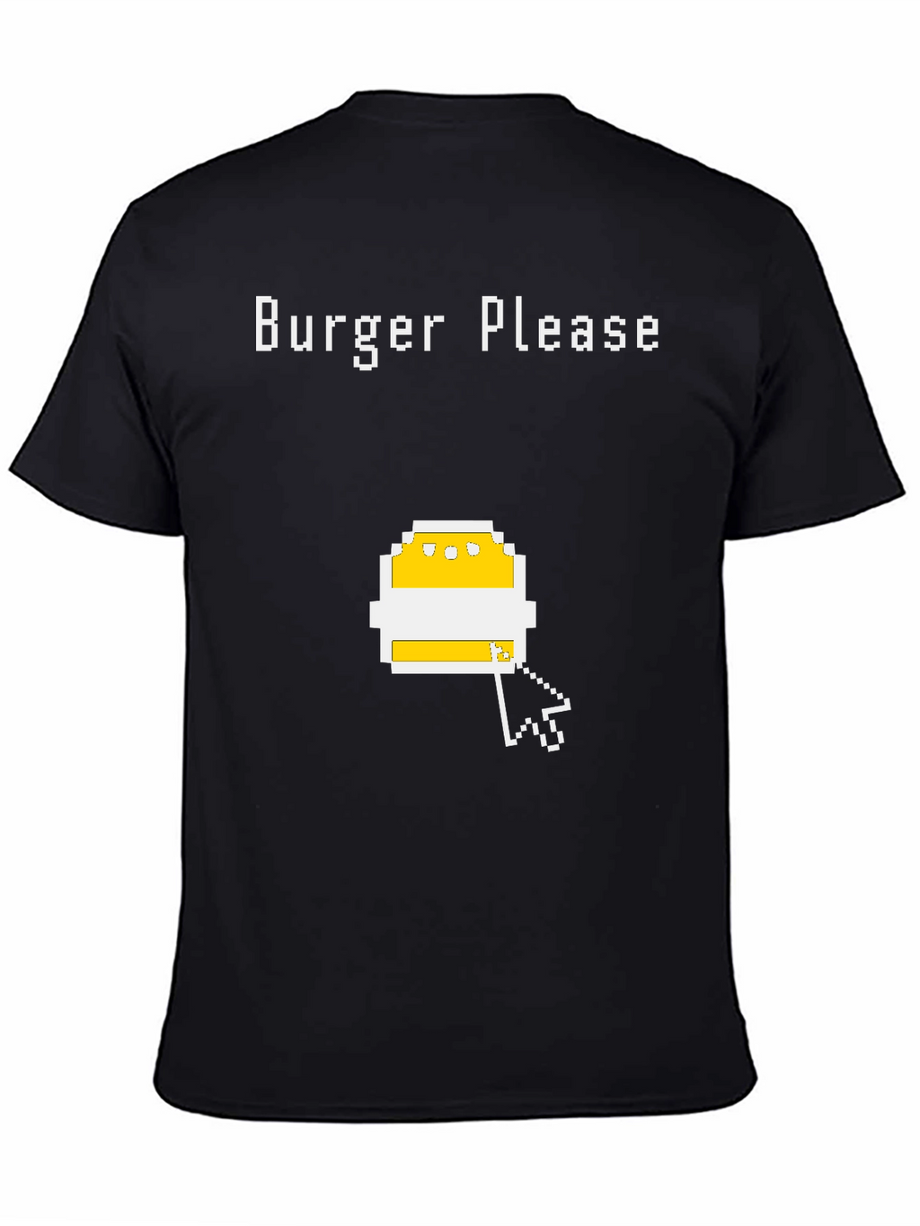 Burger Please Pixel Art Graphic T-Shirt
