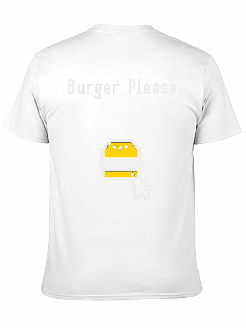 Burger Please Pixel Art Graphic T-Shirt