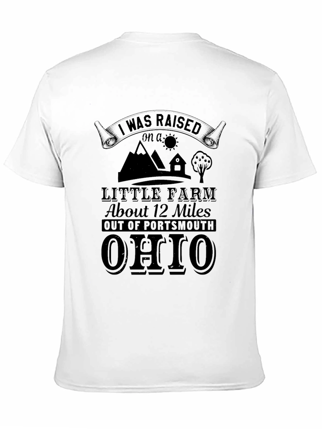 Raised on a Little Farm T-Shirt