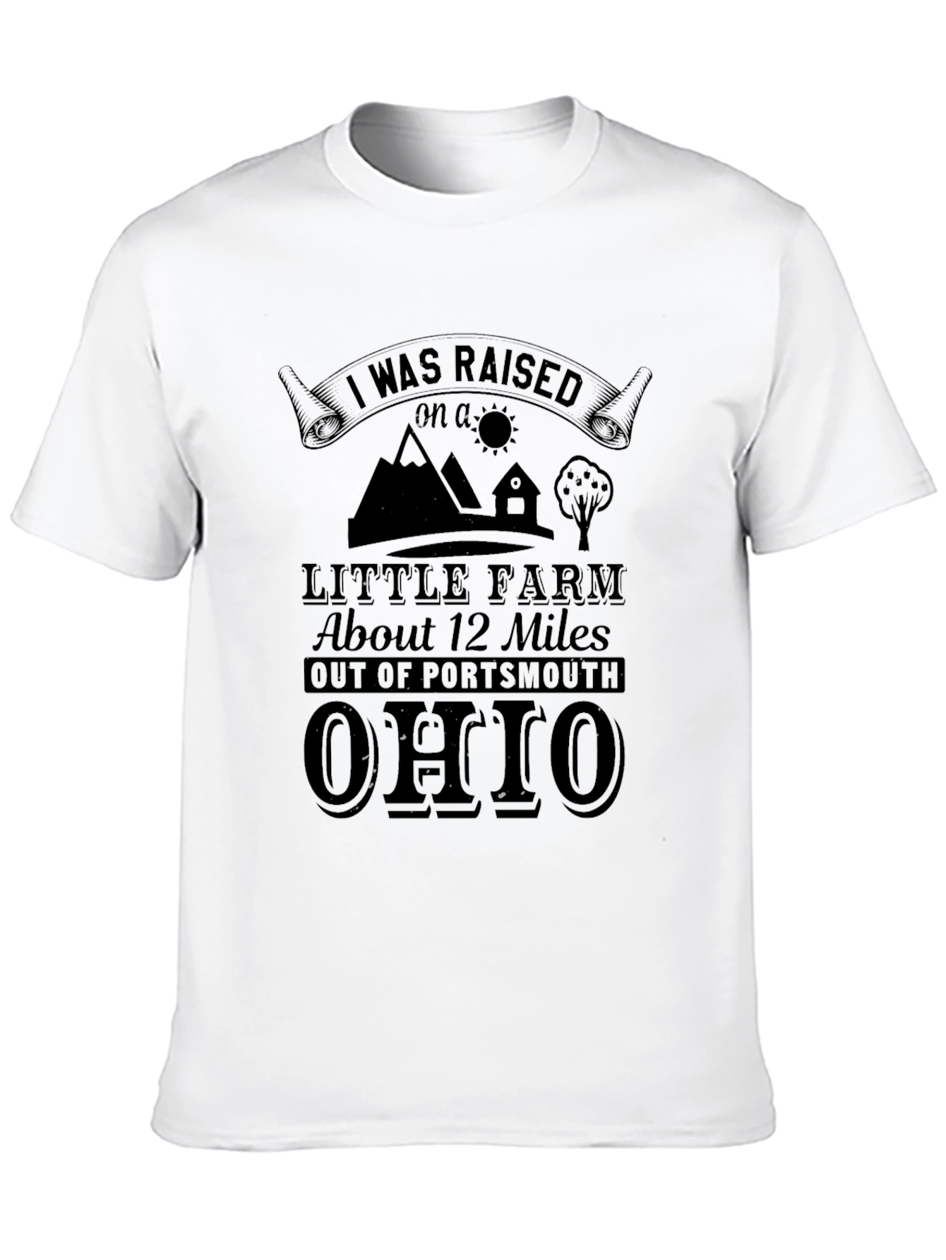 Raised on a Little Farm T-Shirt