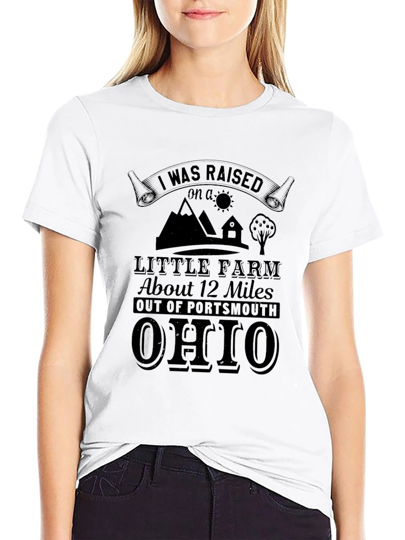 Raised on a Little Farm T-Shirt