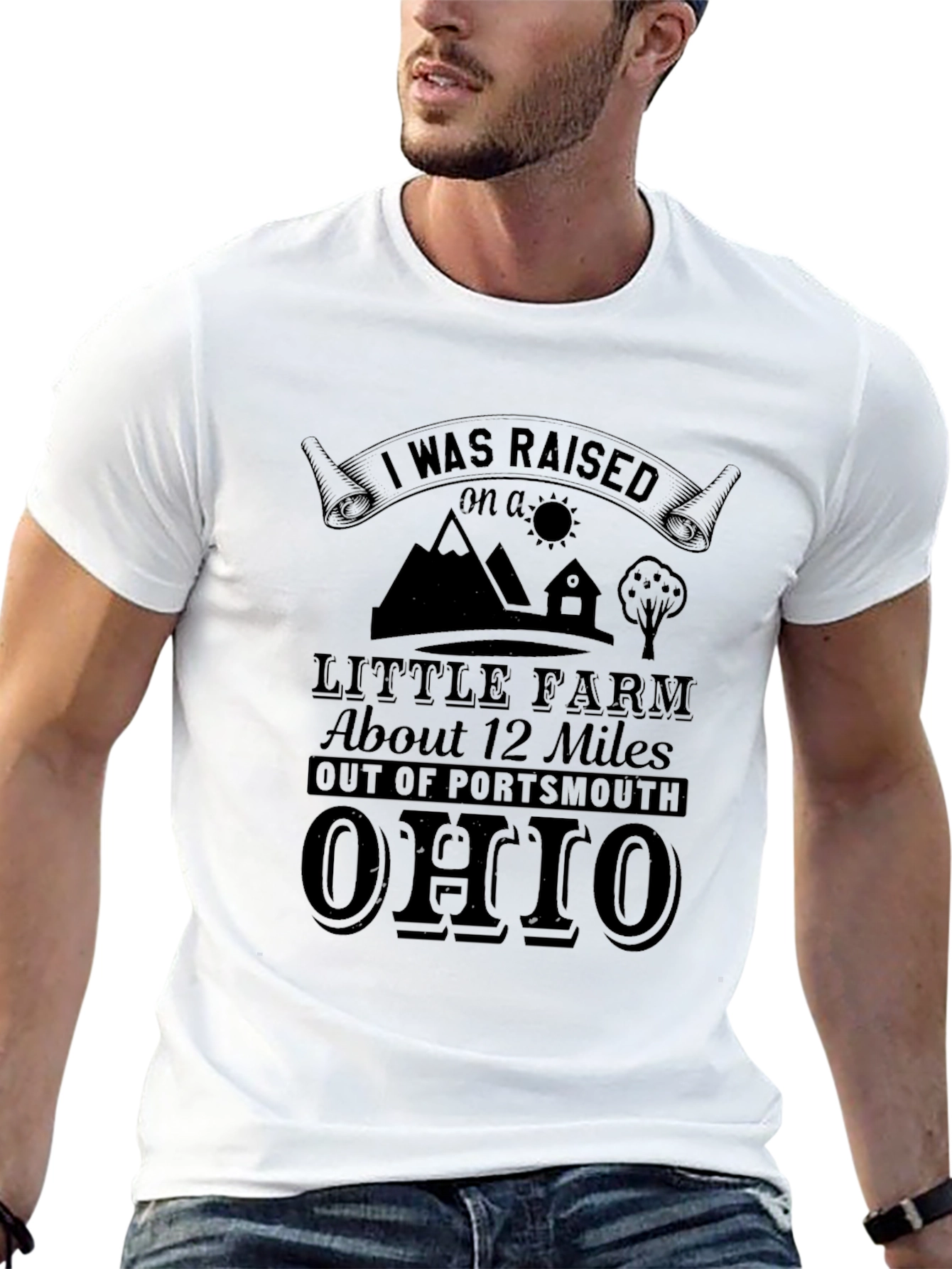 Raised on a Little Farm T-Shirt