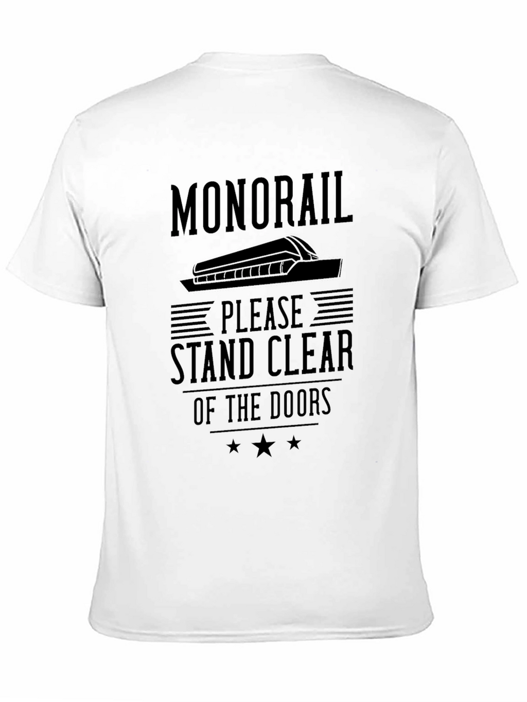 Monorail T-Shirt - Stand Clear Design