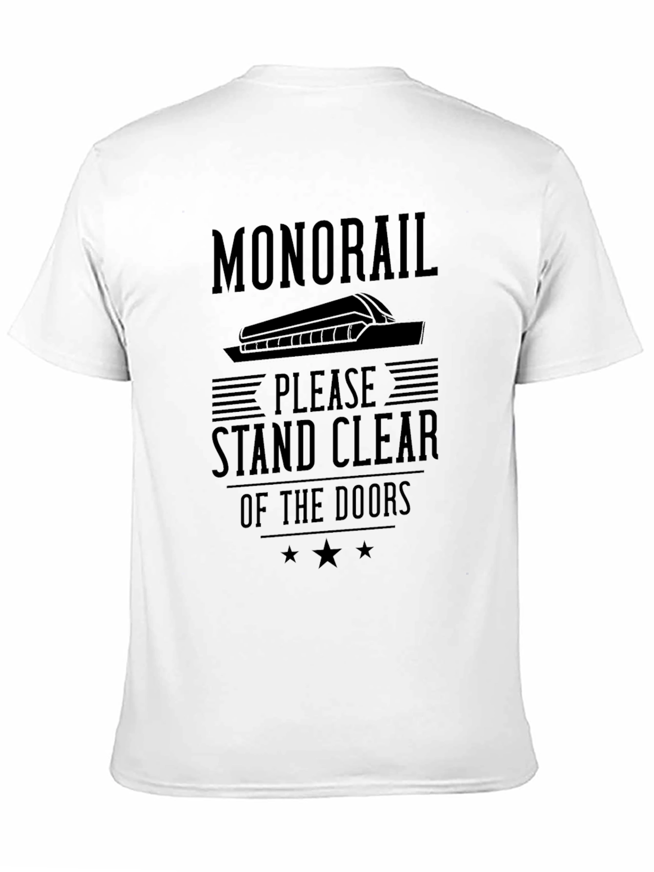 Monorail T-Shirt - Stand Clear Design