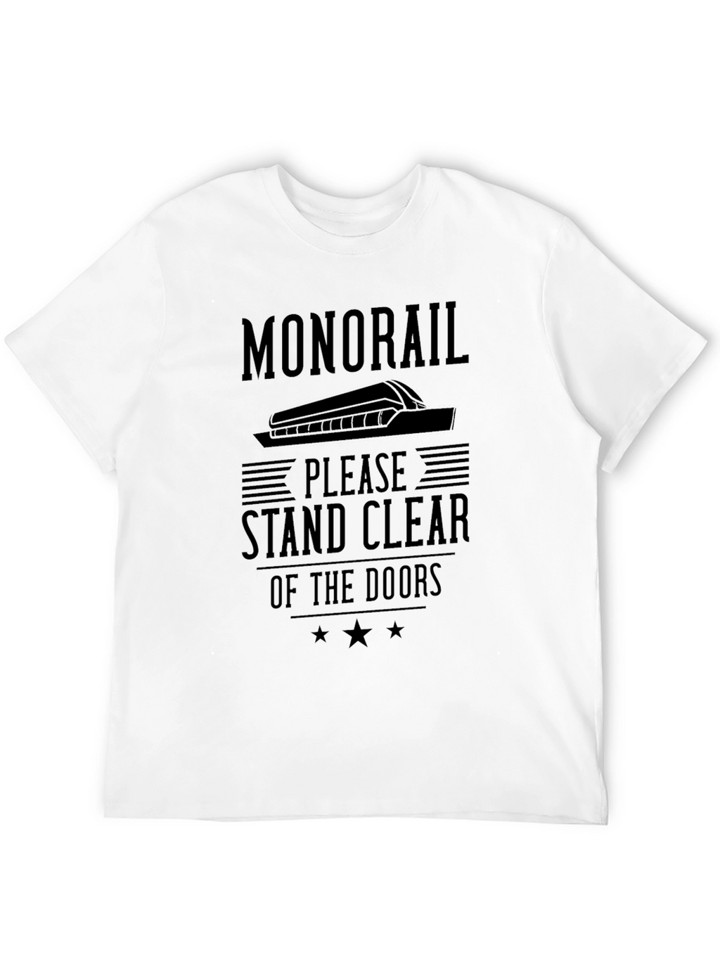 Monorail T-Shirt - Stand Clear Design