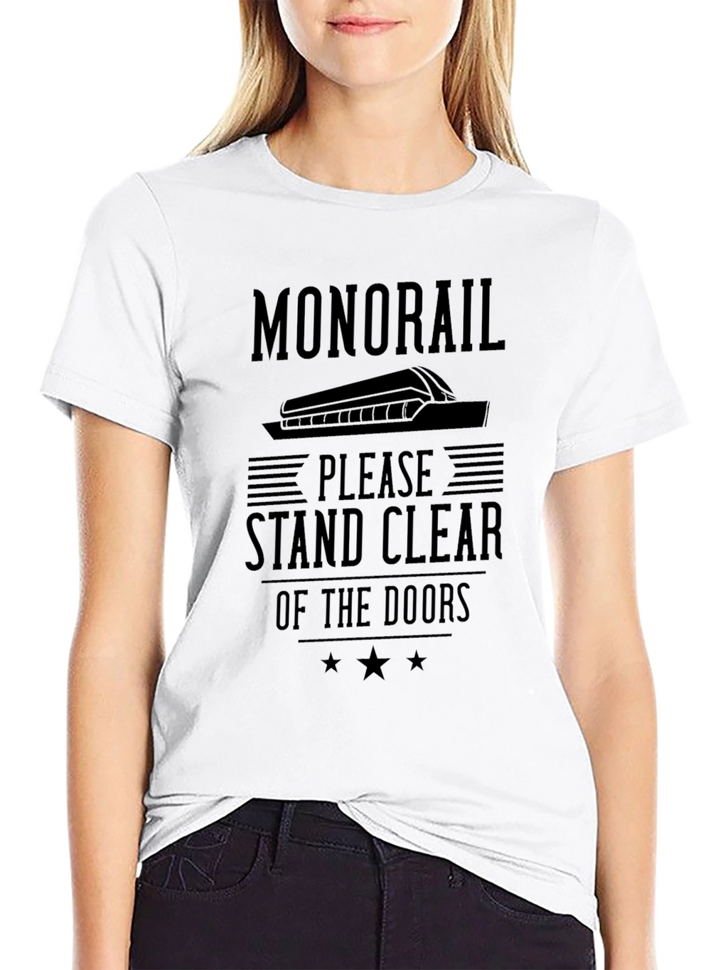 Monorail T-Shirt - Stand Clear Design