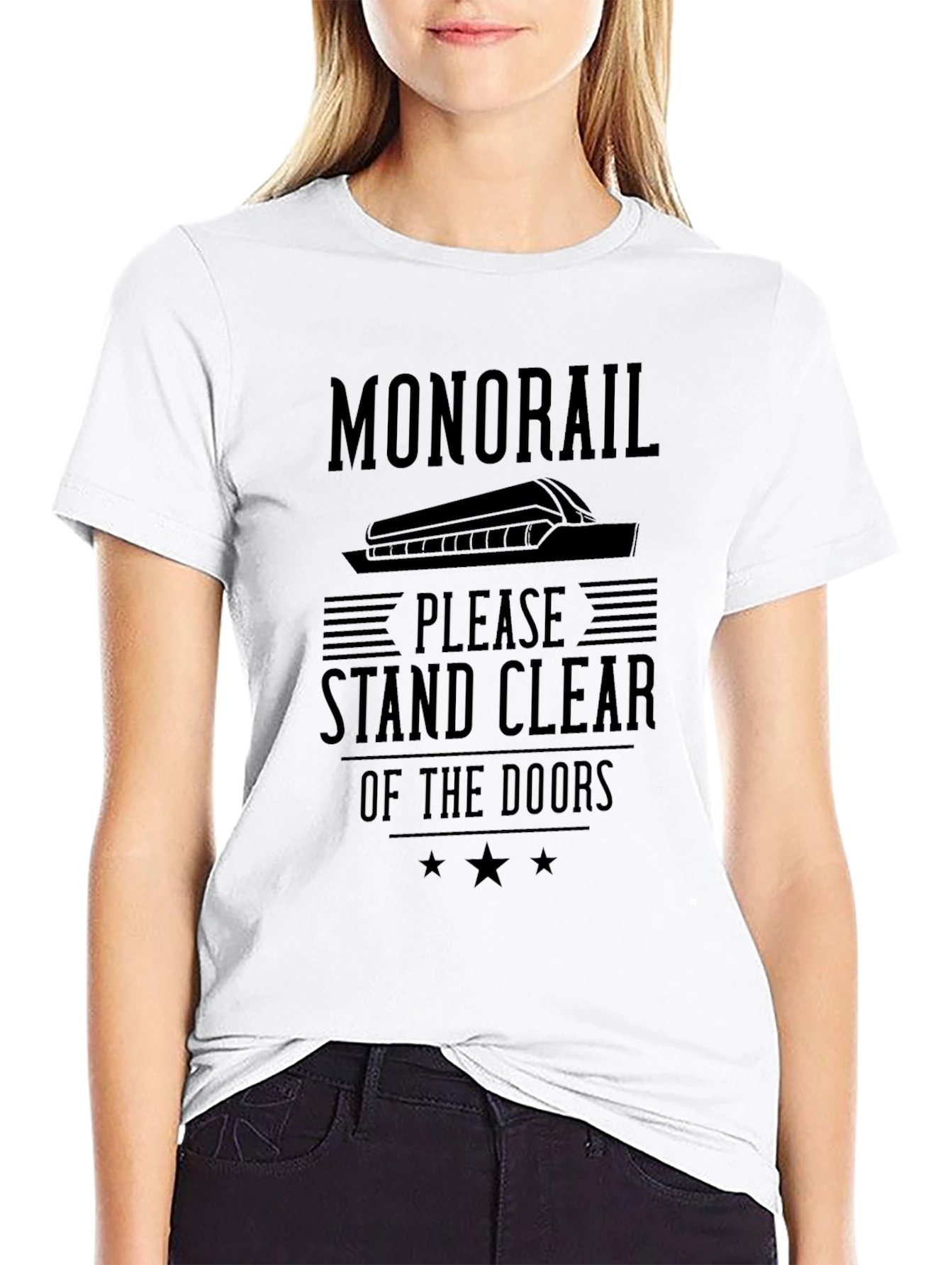 Monorail T-Shirt - Stand Clear Design