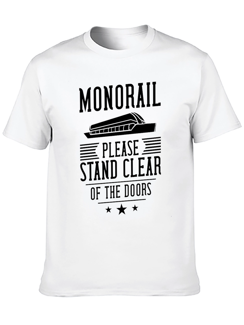 Monorail T-Shirt - Stand Clear Design