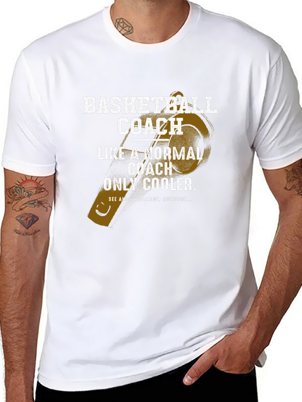 Basketball Coach Graphic Tee - Cool & Unique Gift