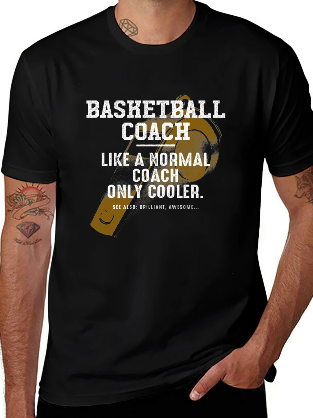 Basketball Coach Graphic Tee - Cool & Unique Gift