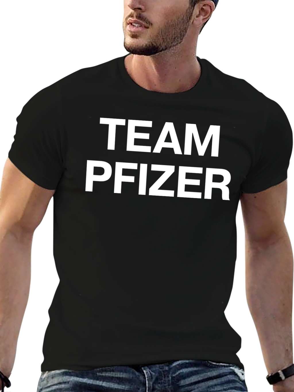 Team Pfizer Black T-Shirt