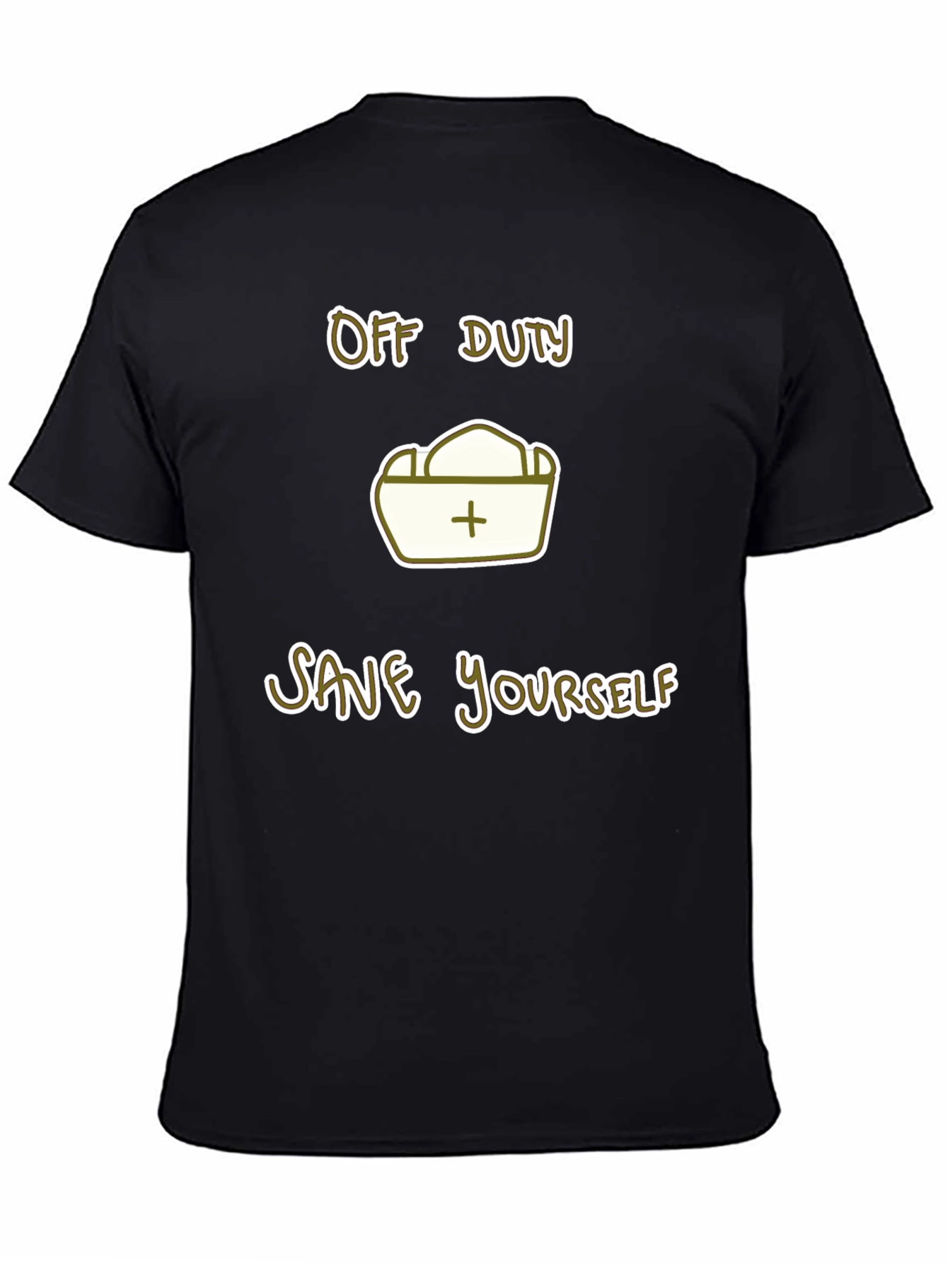 Off Duty Save Yourself Graphic Tee