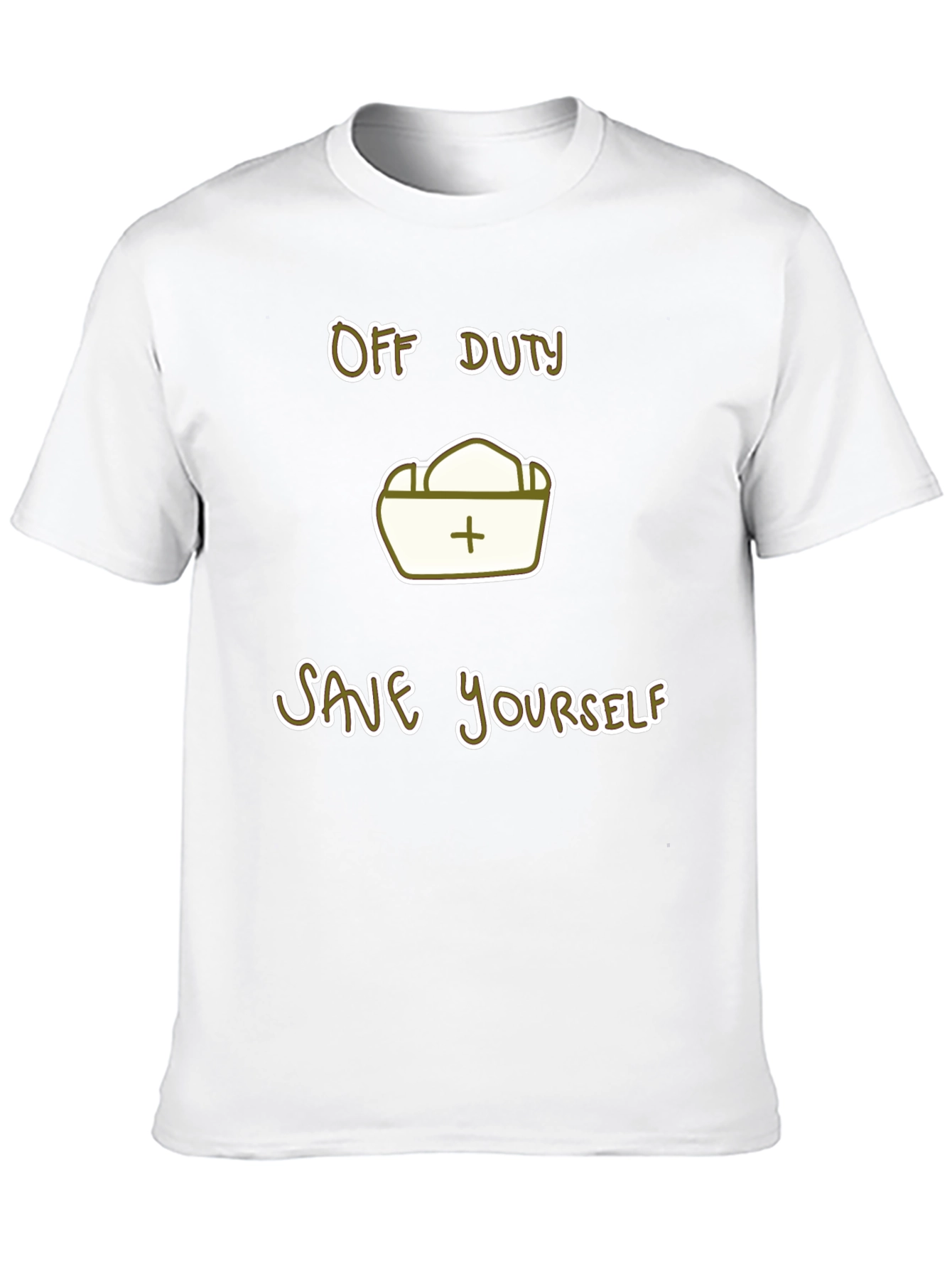 Off Duty Save Yourself Graphic Tee