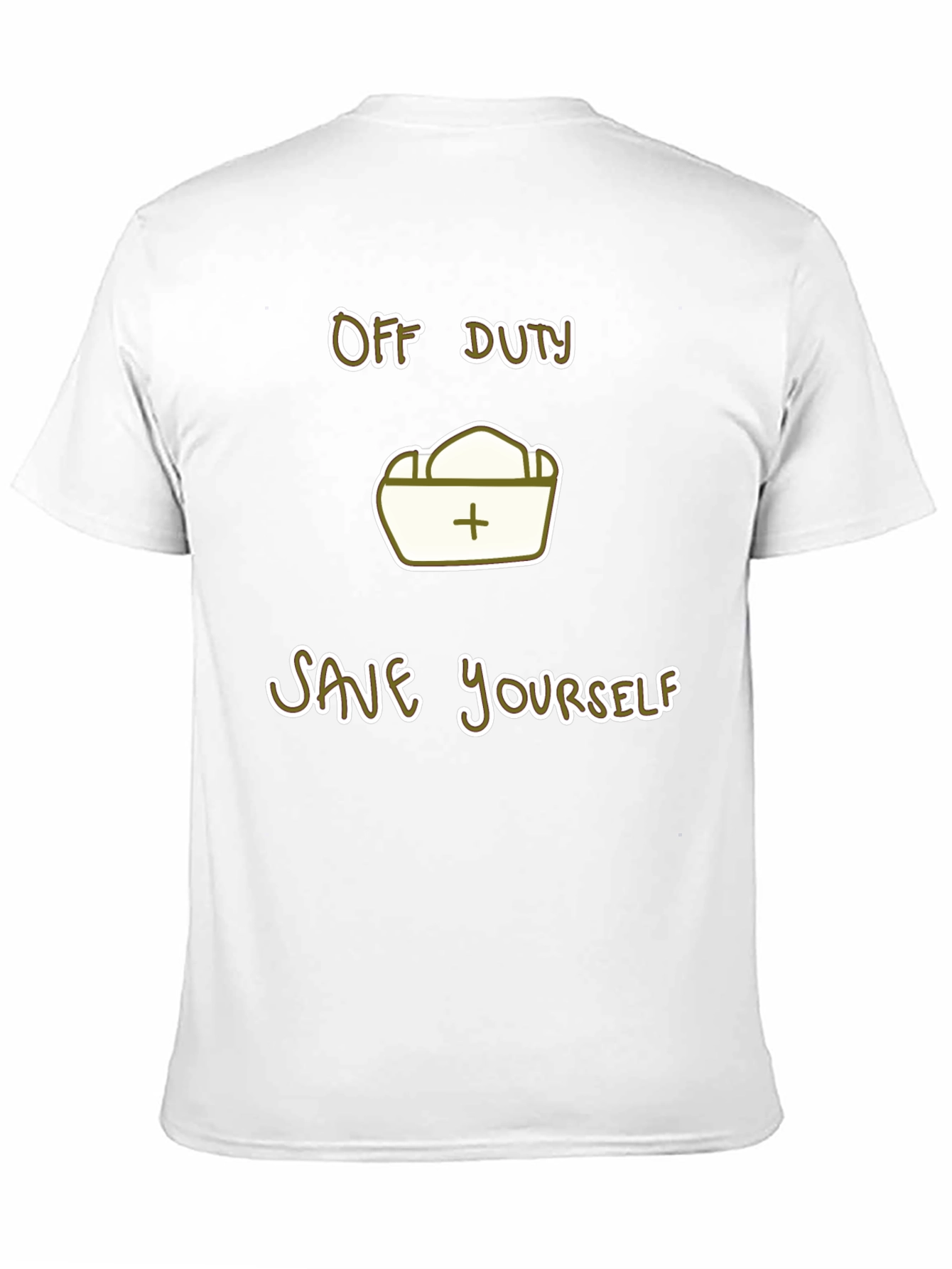 Off Duty Save Yourself Graphic Tee