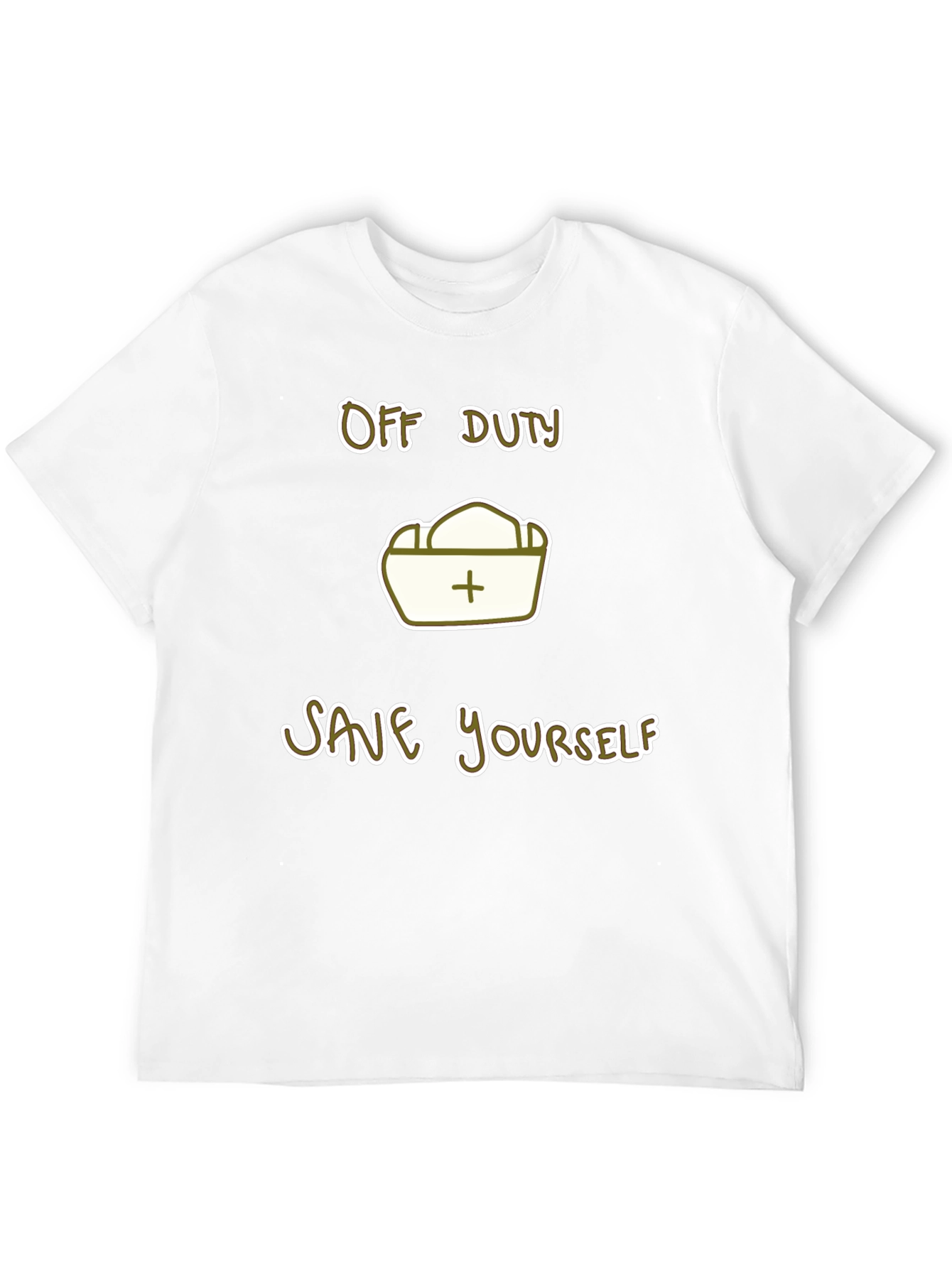 Off Duty Save Yourself Graphic Tee