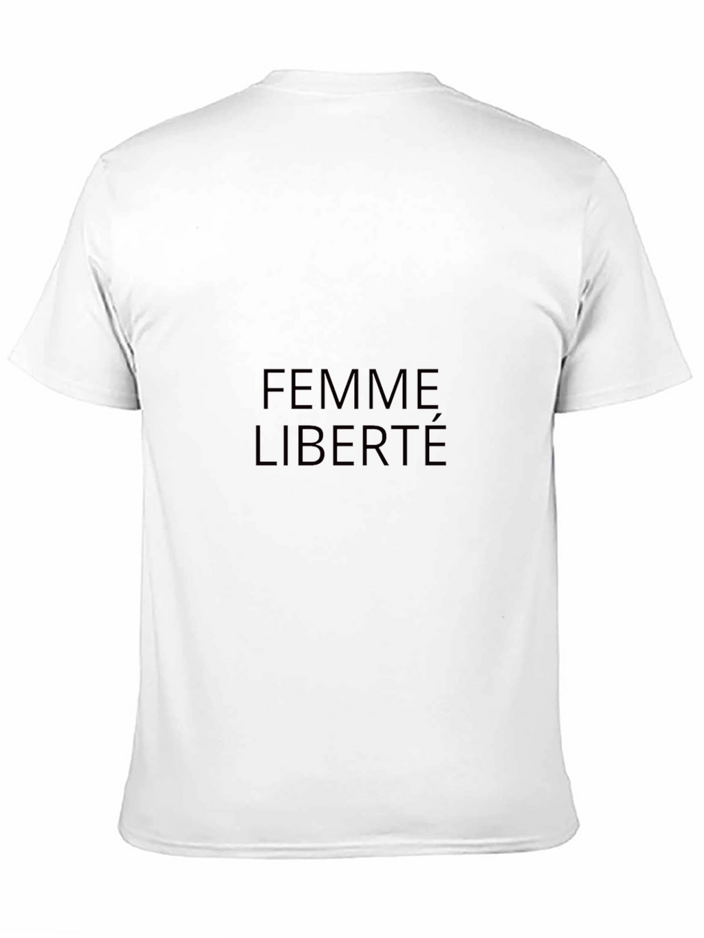 Femme Liberté Black Graphic Tee - Stylish Unisex T-Shirt