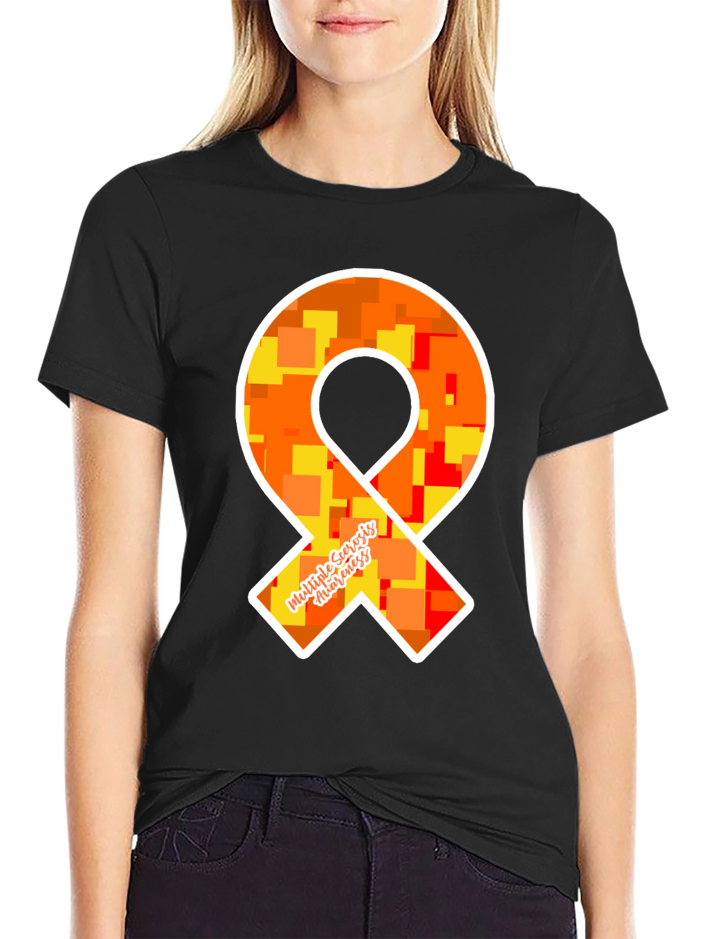 MS Awareness Ribbon T-Shirt - Show Your Support!