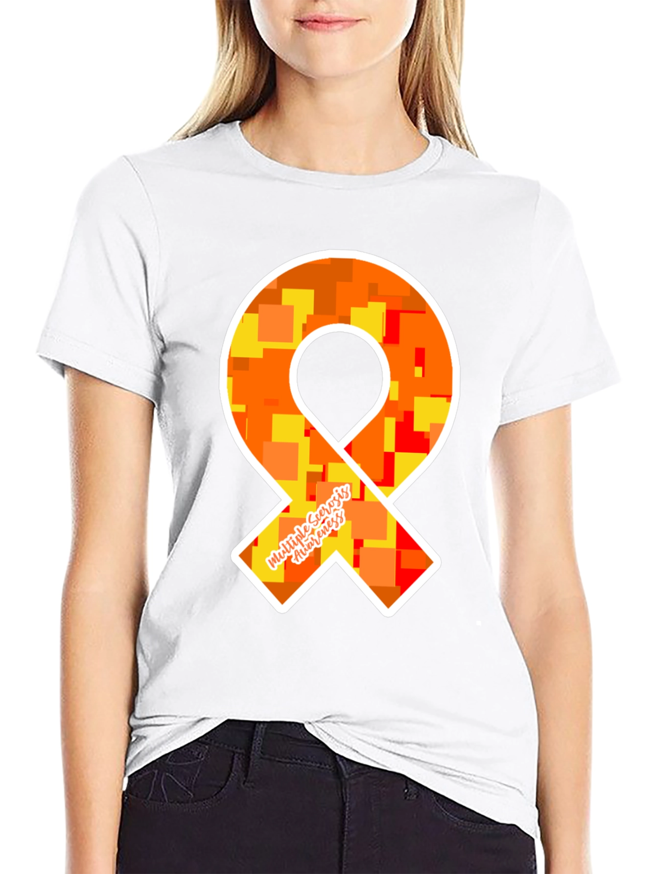MS Awareness Ribbon T-Shirt - Show Your Support!