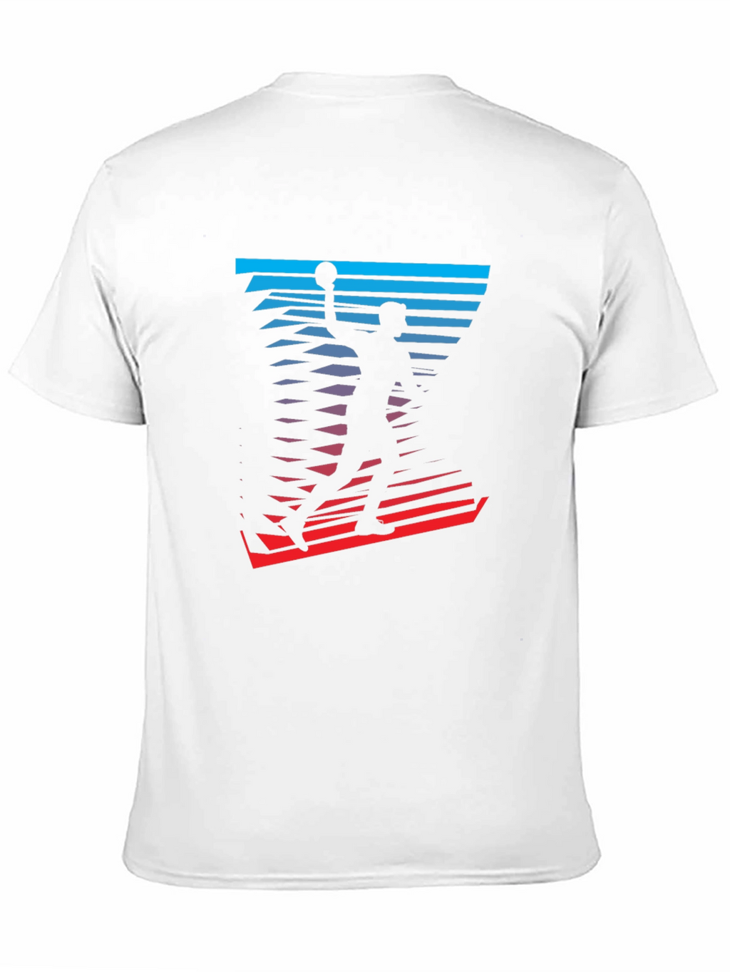 Basketball Player Graphic Tee - Stylish Mens T-Shirt