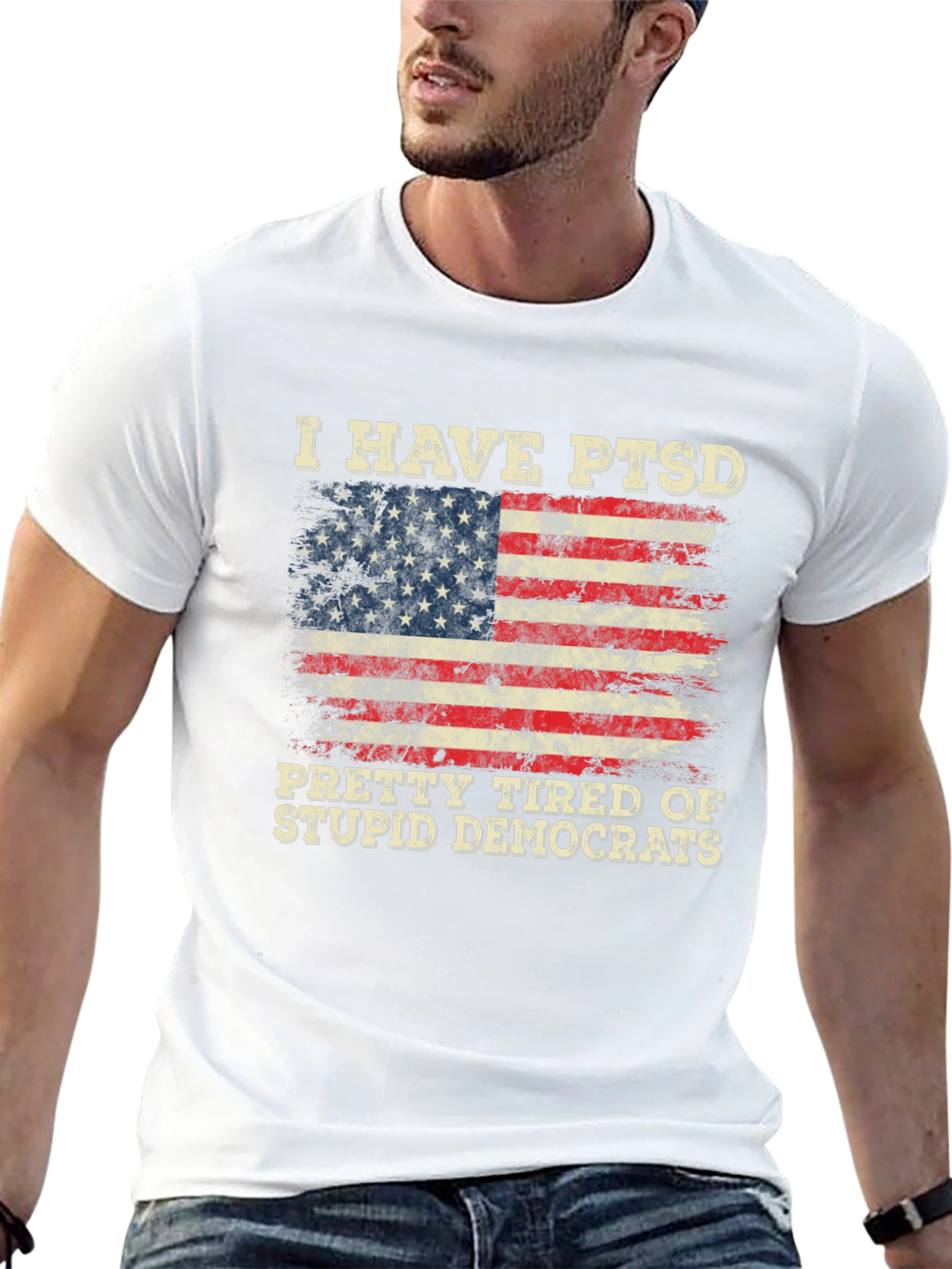 I Have PTSD Tired of Stupid Democrats T-Shirt