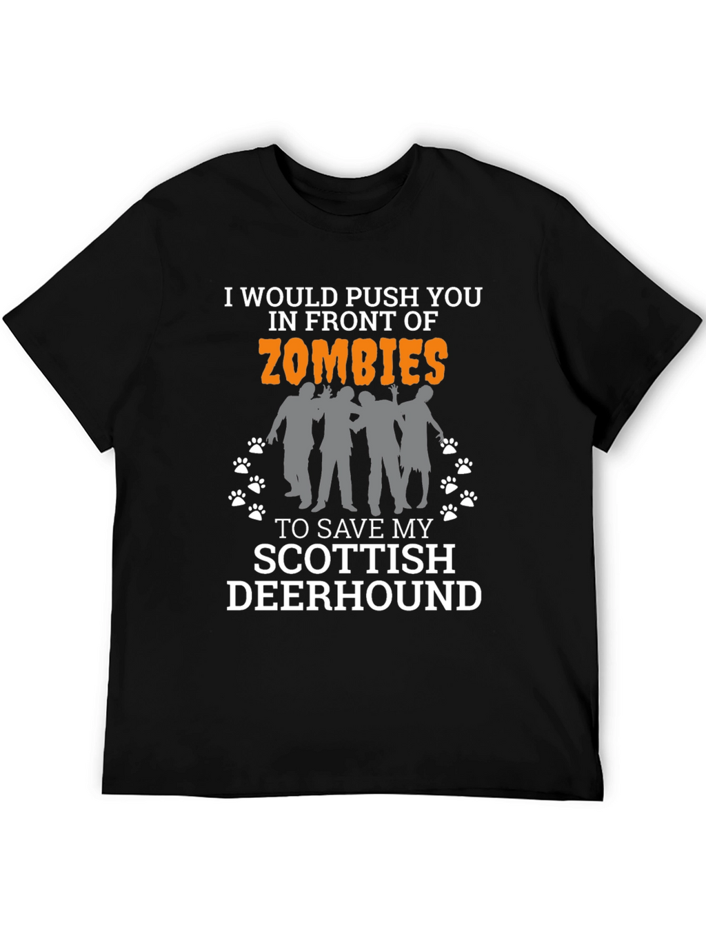 Zombie Scottish Deerhound T-Shirt