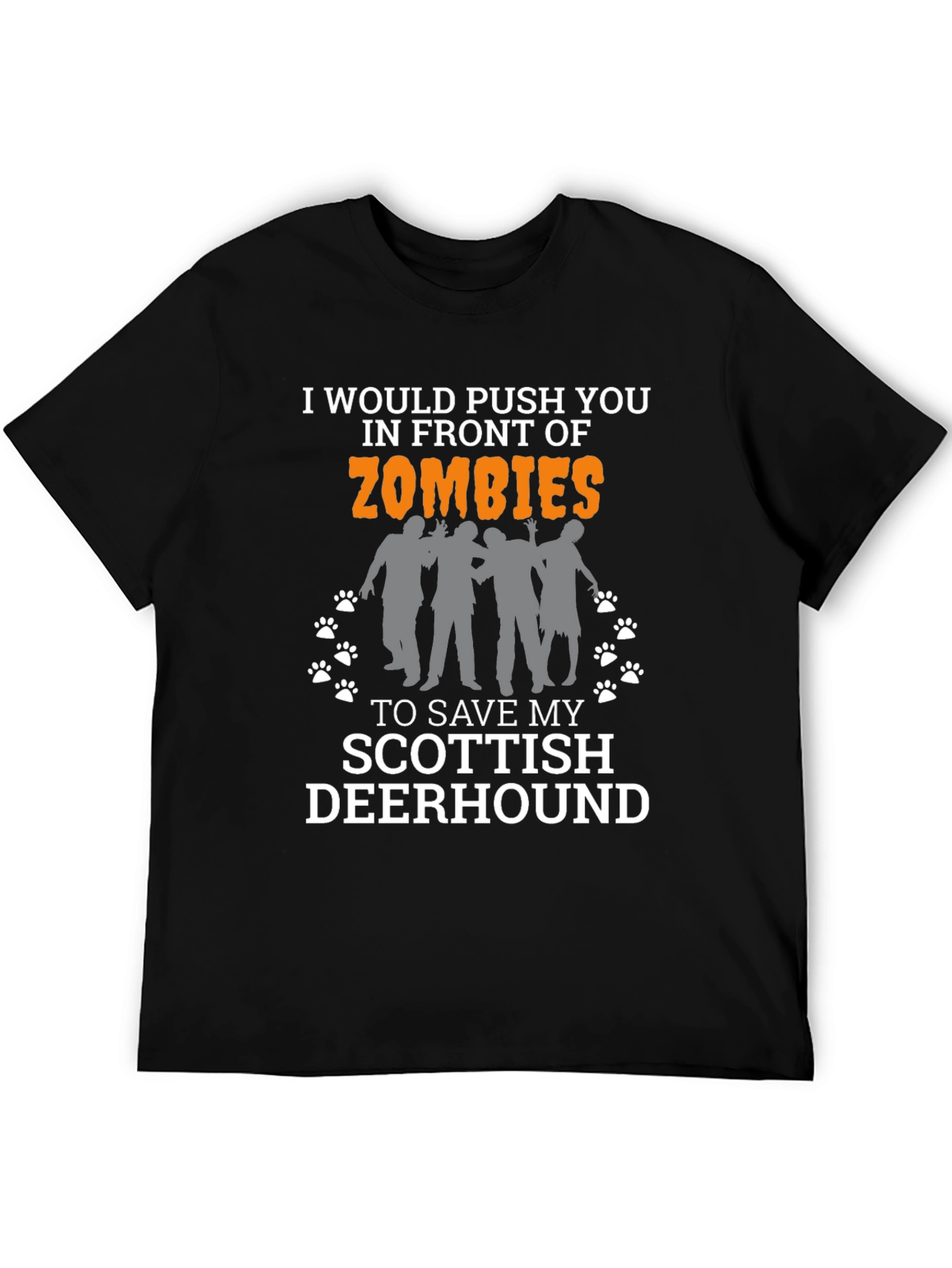 Zombie Scottish Deerhound T-Shirt