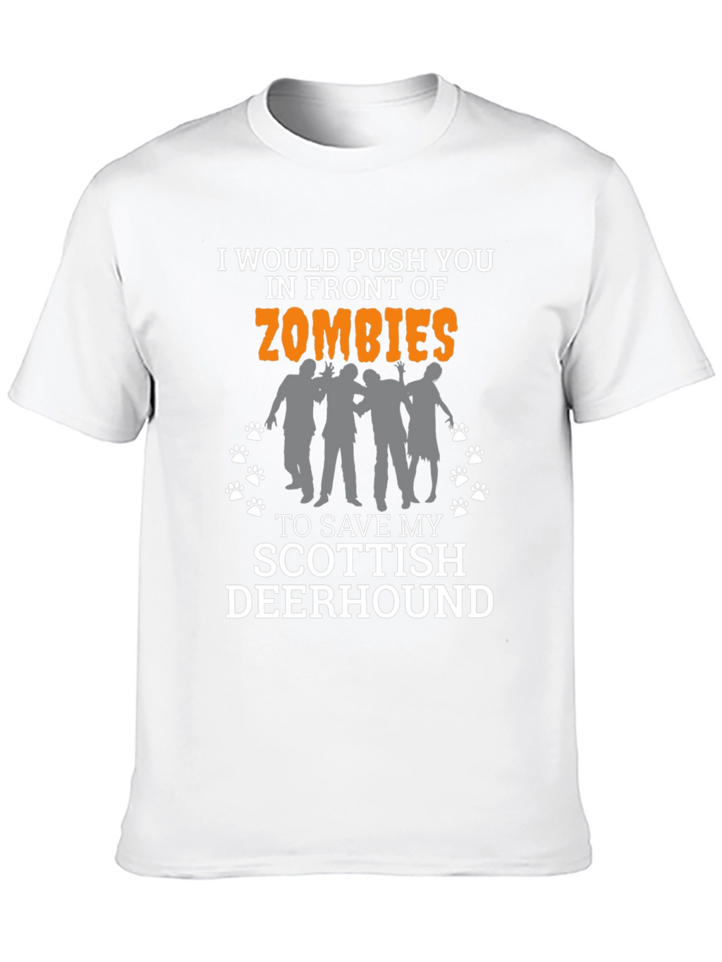 Zombie Scottish Deerhound T-Shirt
