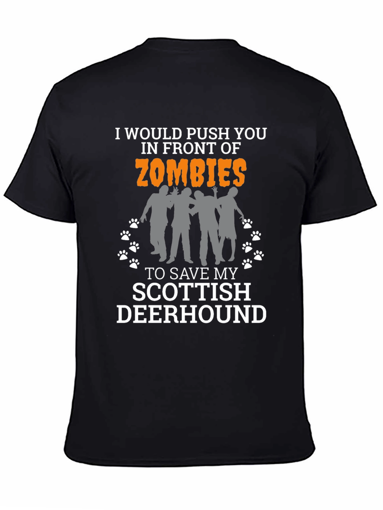 Zombie Scottish Deerhound T-Shirt