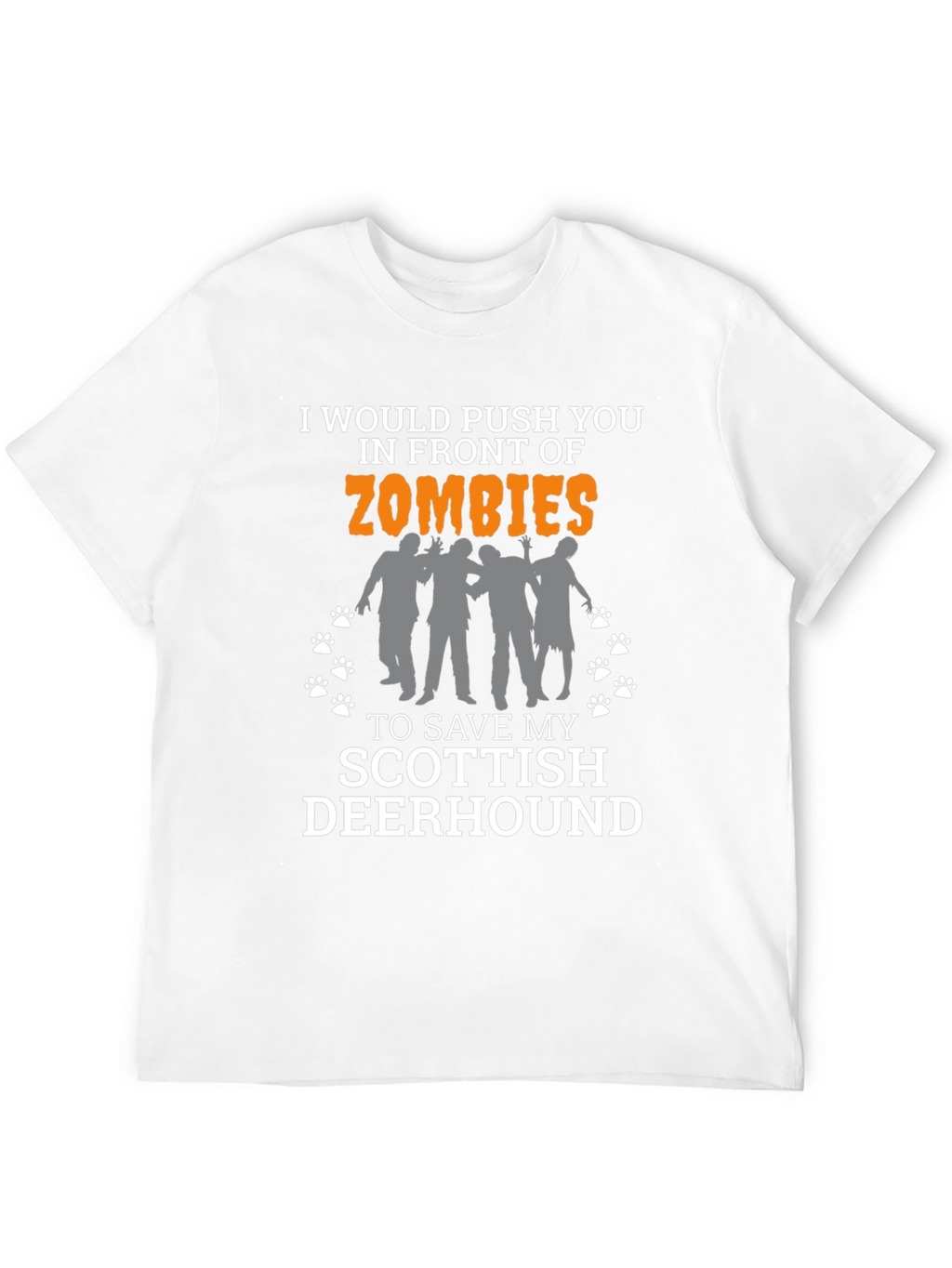 Zombie Scottish Deerhound T-Shirt