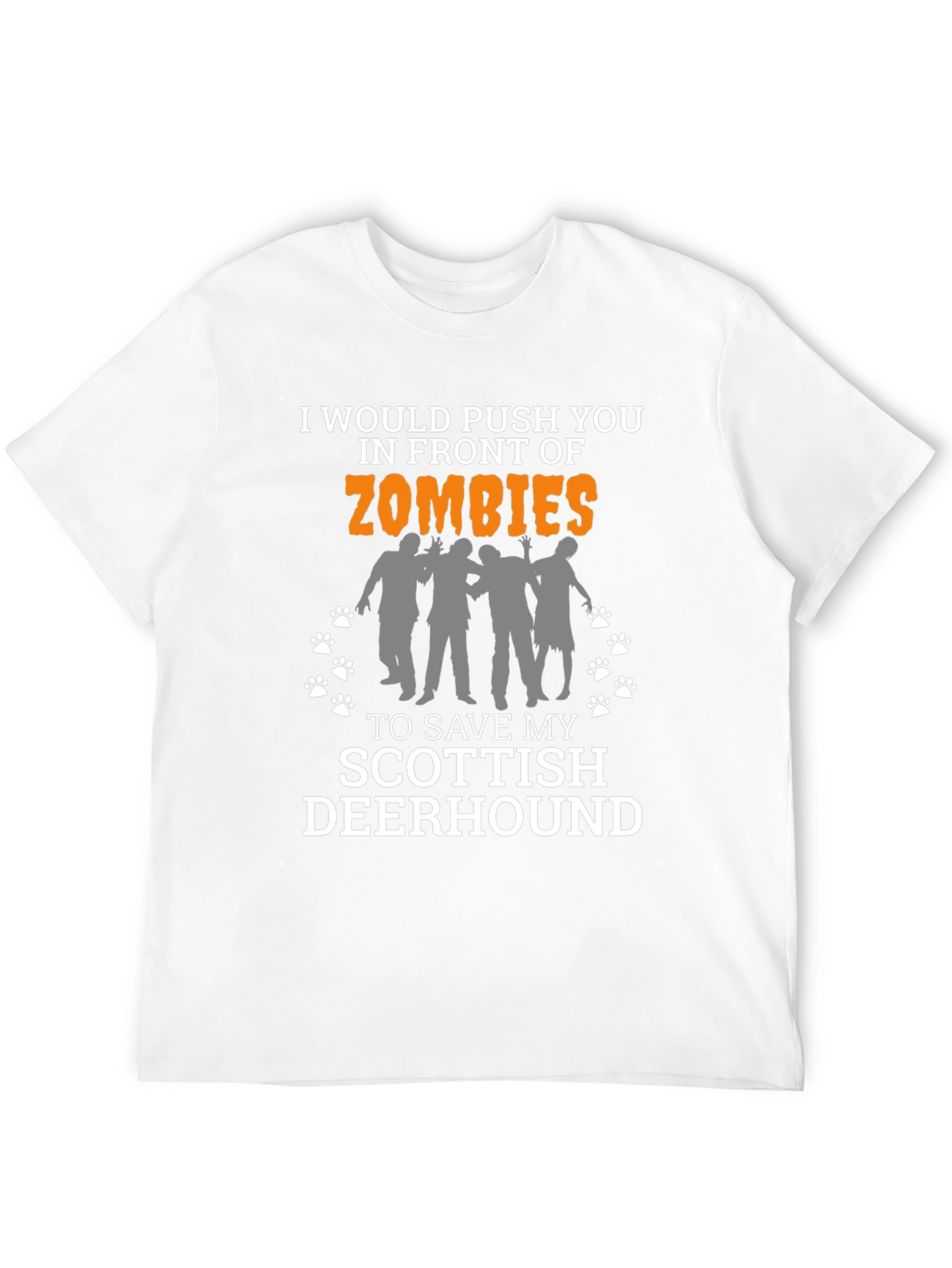 Zombie Scottish Deerhound T-Shirt