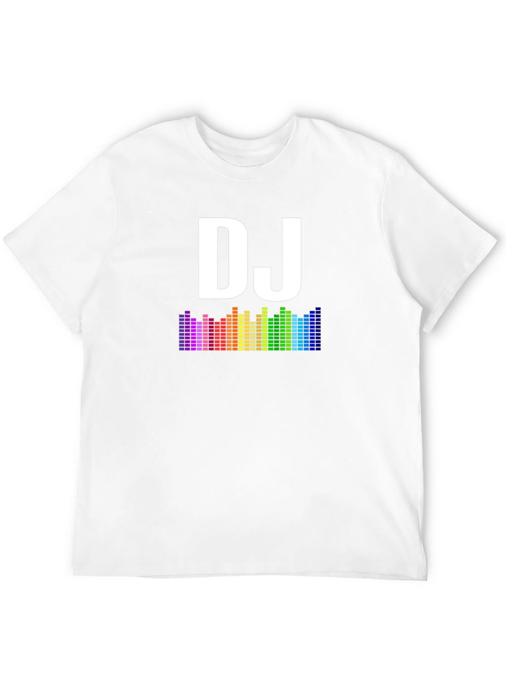 DJ Rainbow Equalizer Graphic T-Shirt