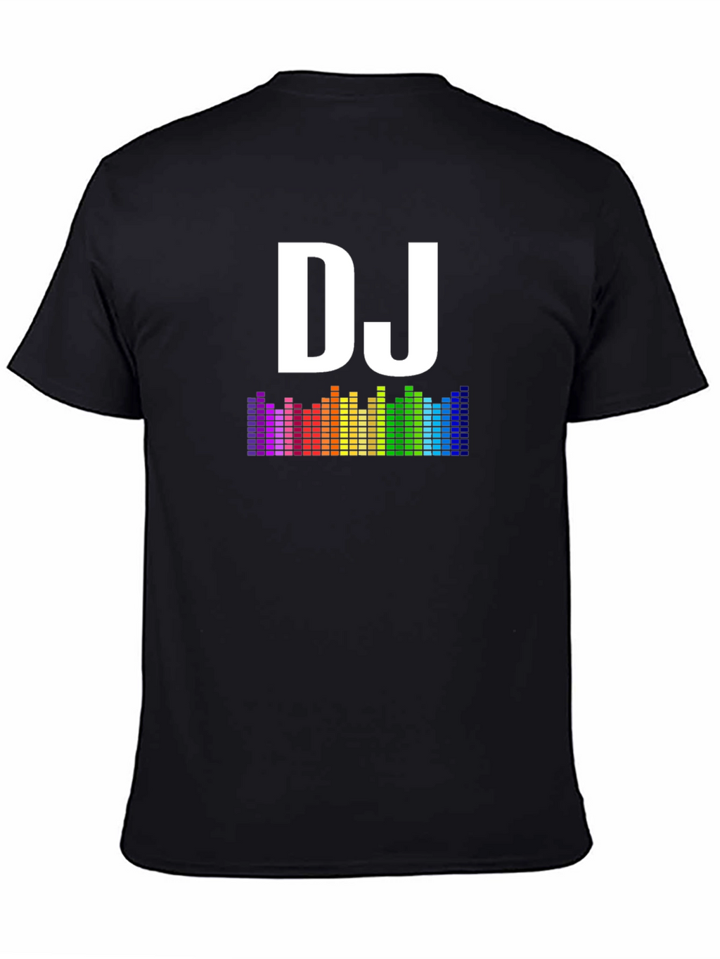 DJ Rainbow Equalizer Graphic T-Shirt