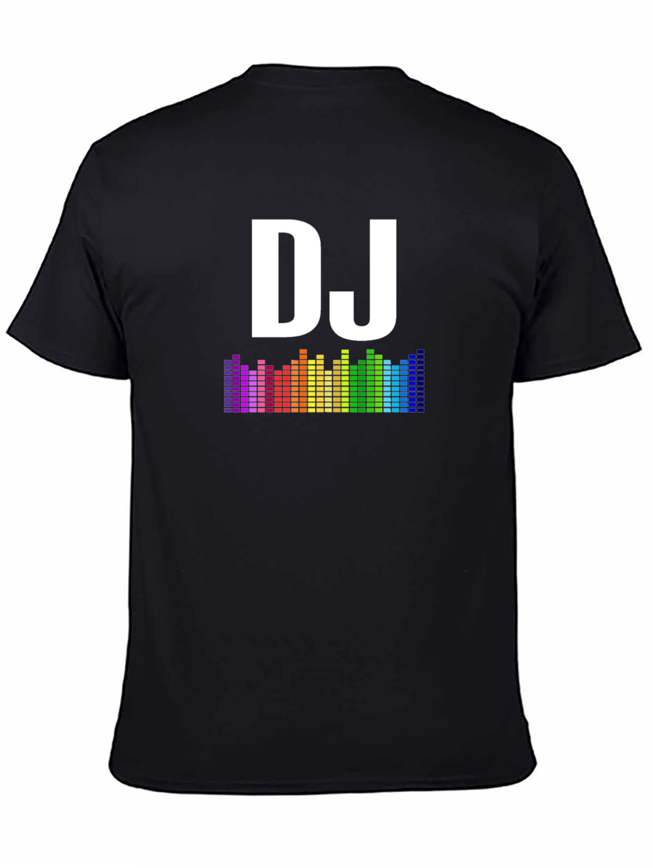 DJ Rainbow Equalizer Graphic T-Shirt