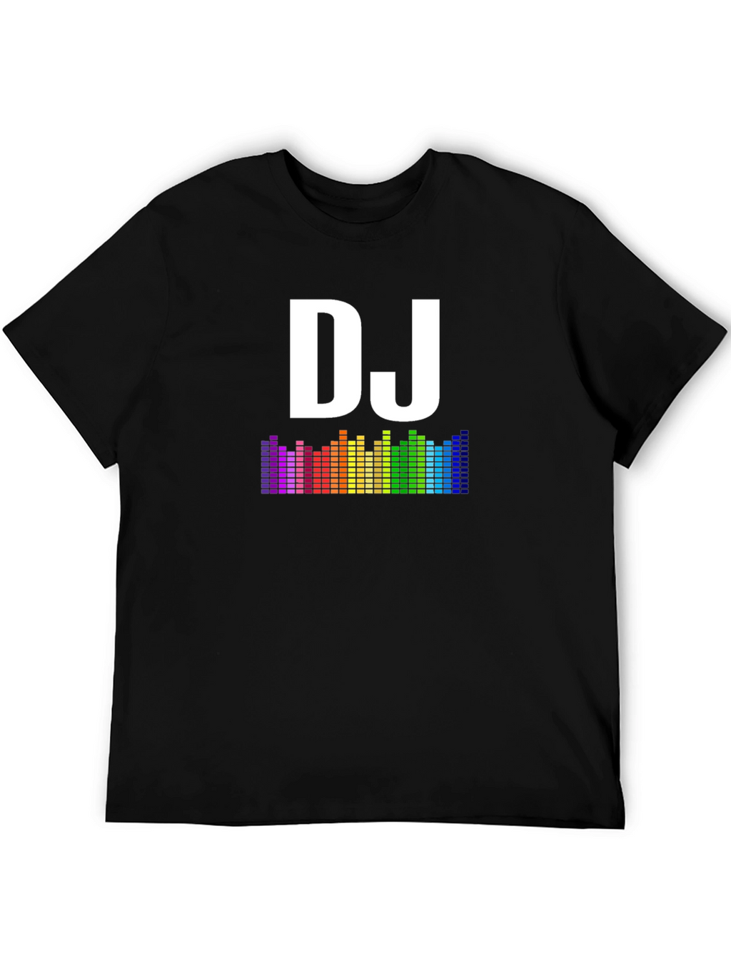 DJ Rainbow Equalizer Graphic T-Shirt
