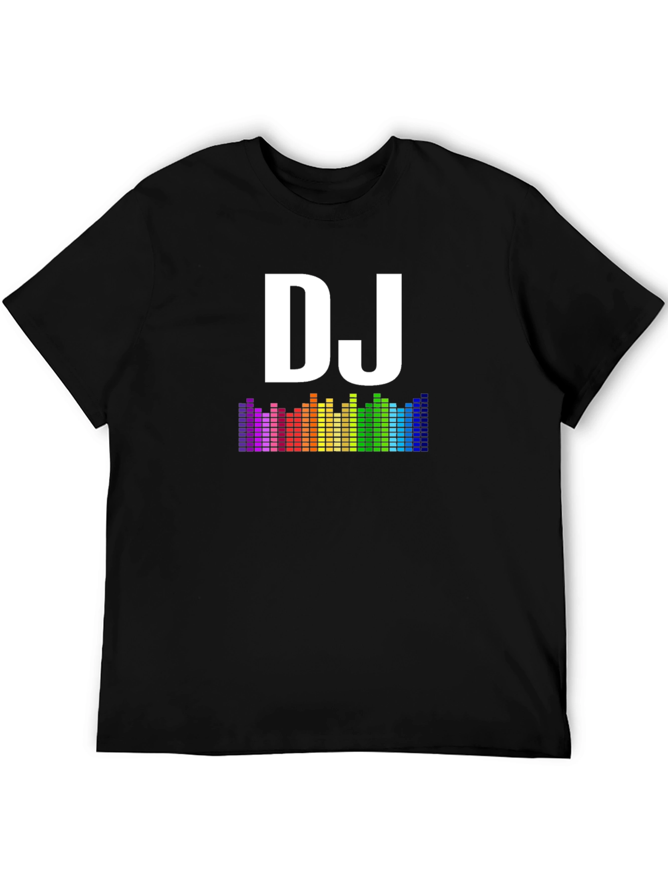 DJ Rainbow Equalizer Graphic T-Shirt