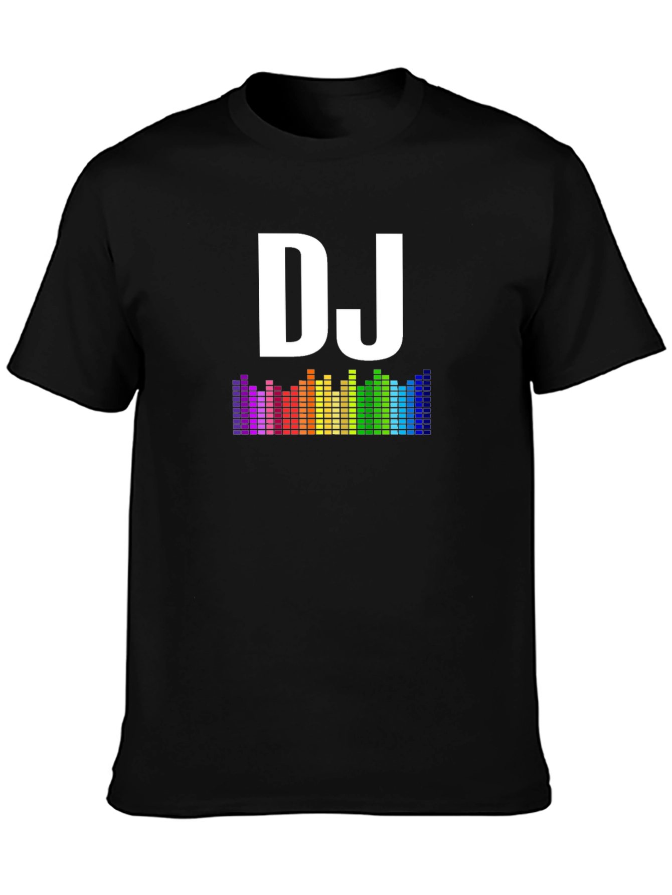 DJ Rainbow Equalizer Graphic T-Shirt