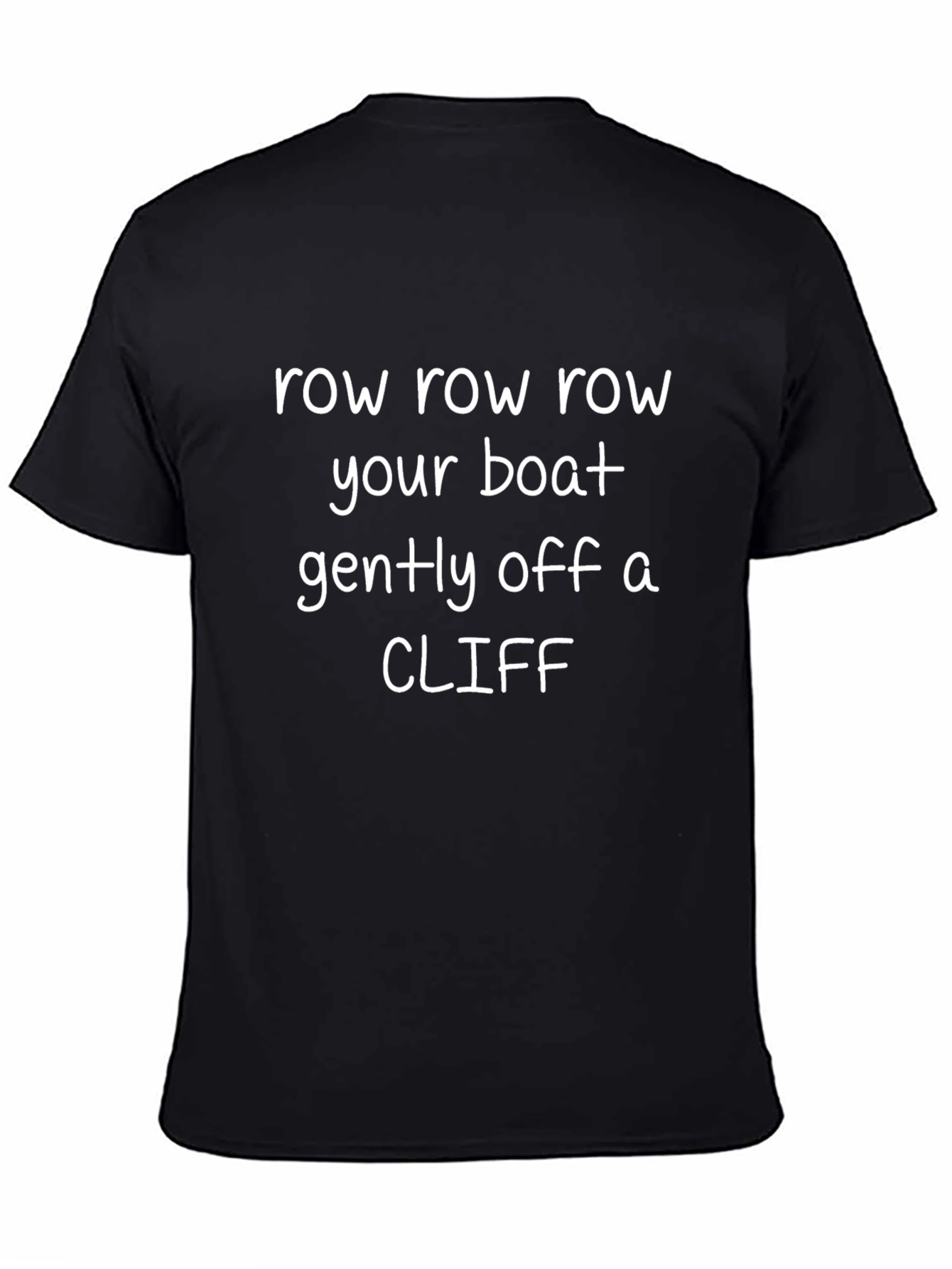 Row Your Boat Black Graphic Tee