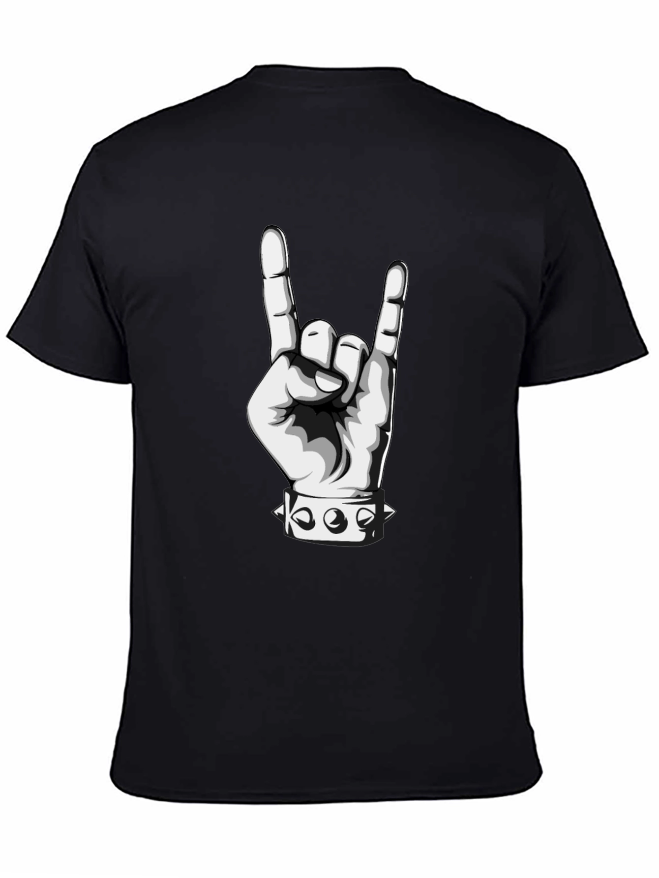 Rock On Hand T-Shirt - Metal Music Tee