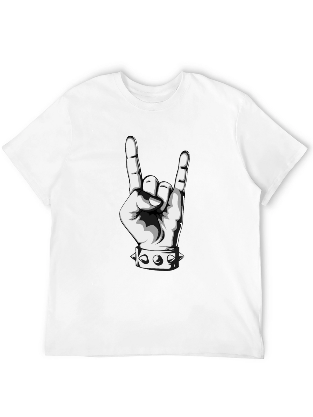 Rock On Hand T-Shirt - Metal Music Tee