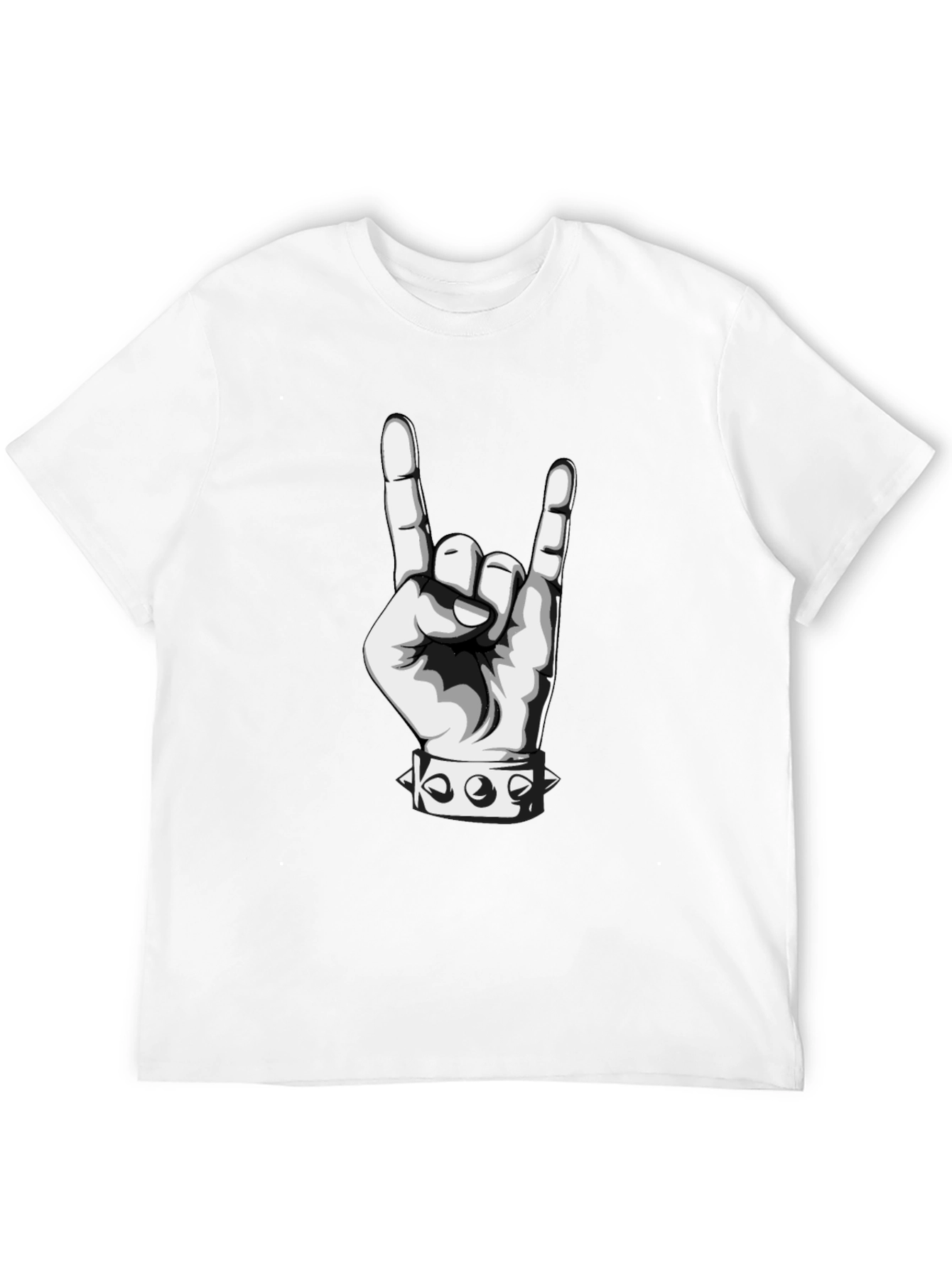 Rock On Hand T-Shirt - Metal Music Tee