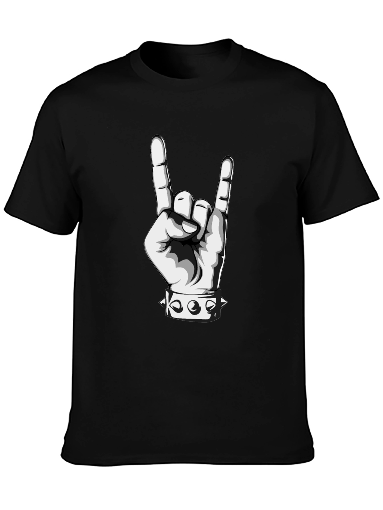 Rock On Hand T-Shirt - Metal Music Tee