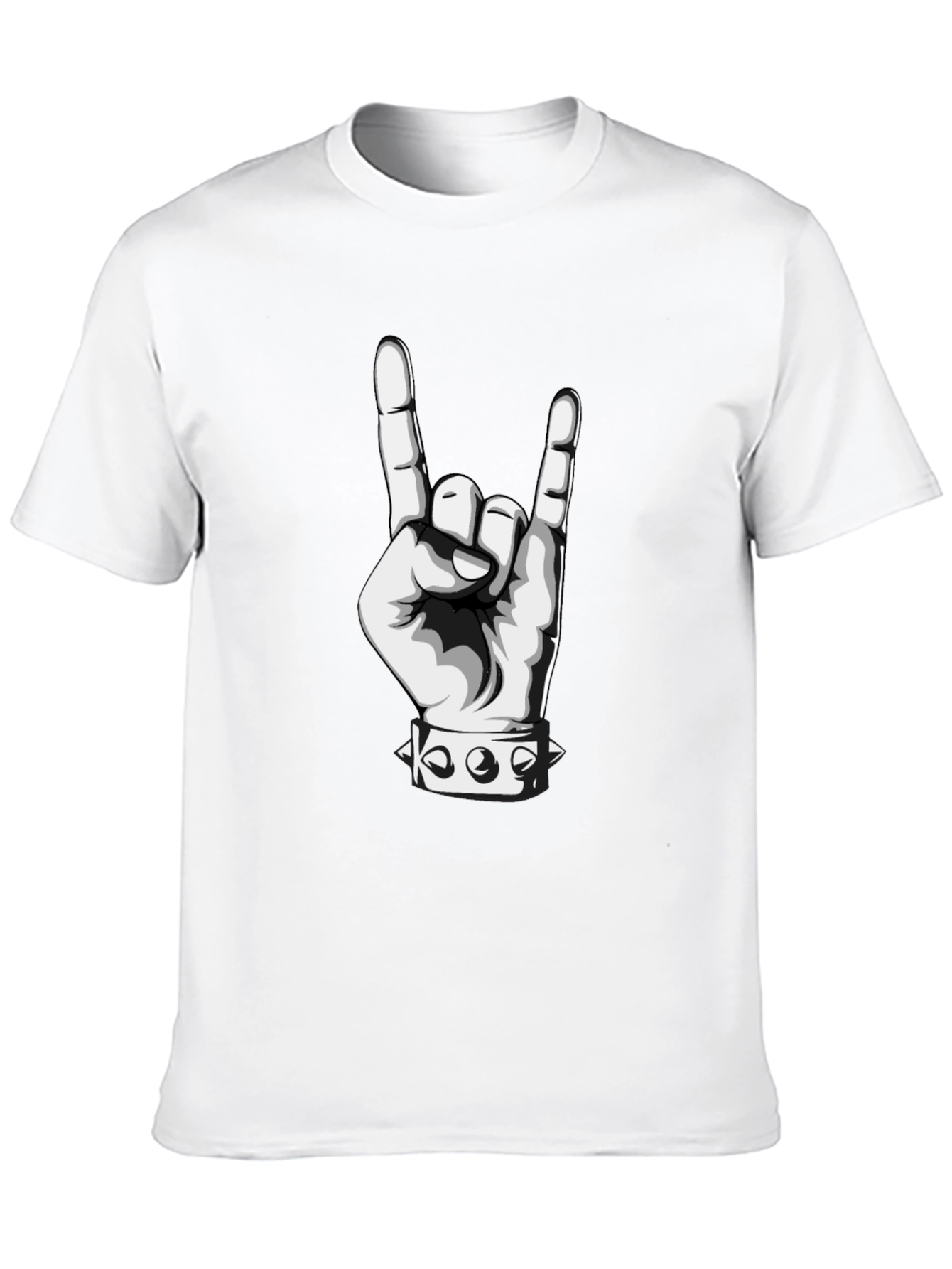 Rock On Hand T-Shirt - Metal Music Tee