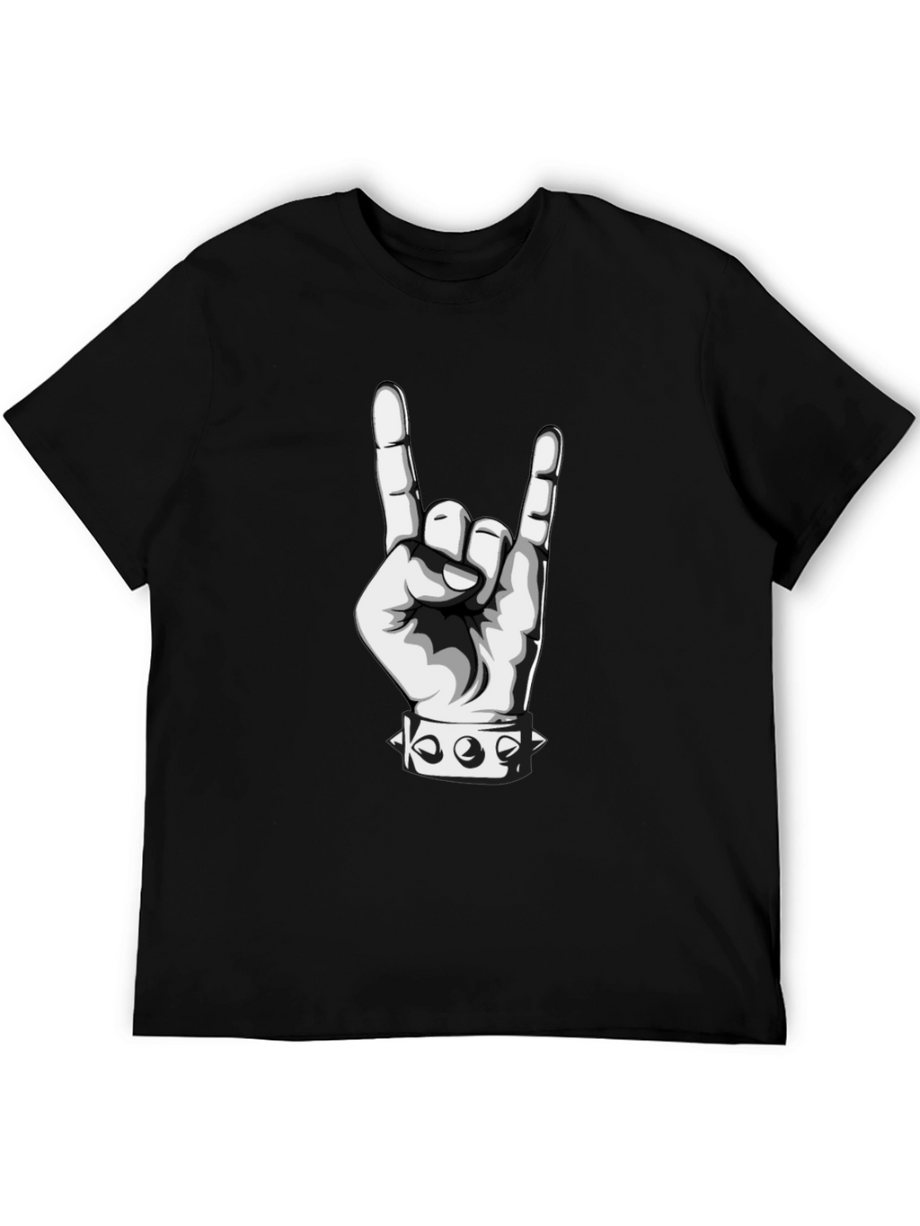 Rock On Hand T-Shirt - Metal Music Tee