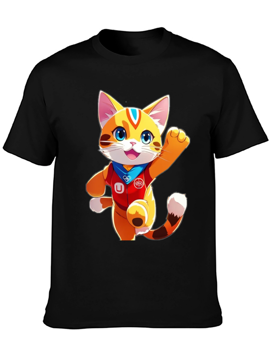Cute Cartoon Cat T-Shirt