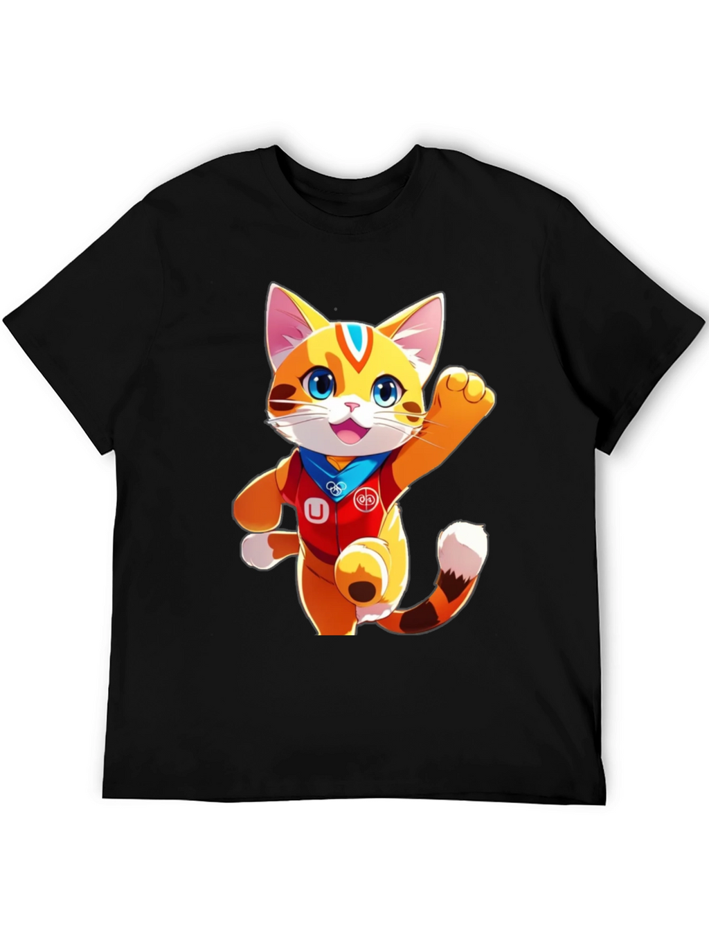 Cute Cartoon Cat T-Shirt