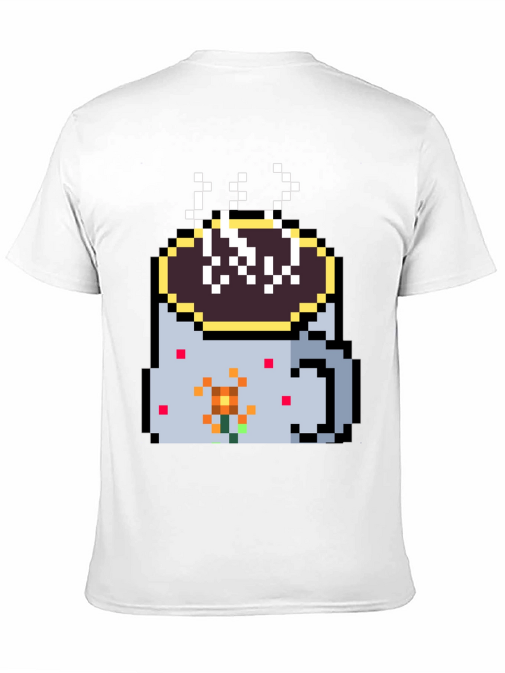 Pixel Coffee Mug Graphic Tee