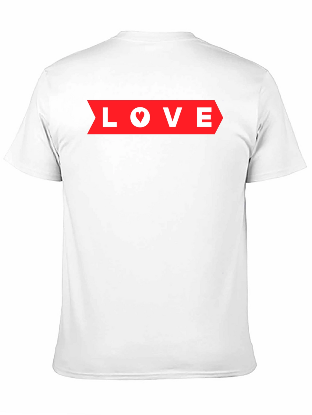 Love Arrow Graphic Tee - Black Heart Detail