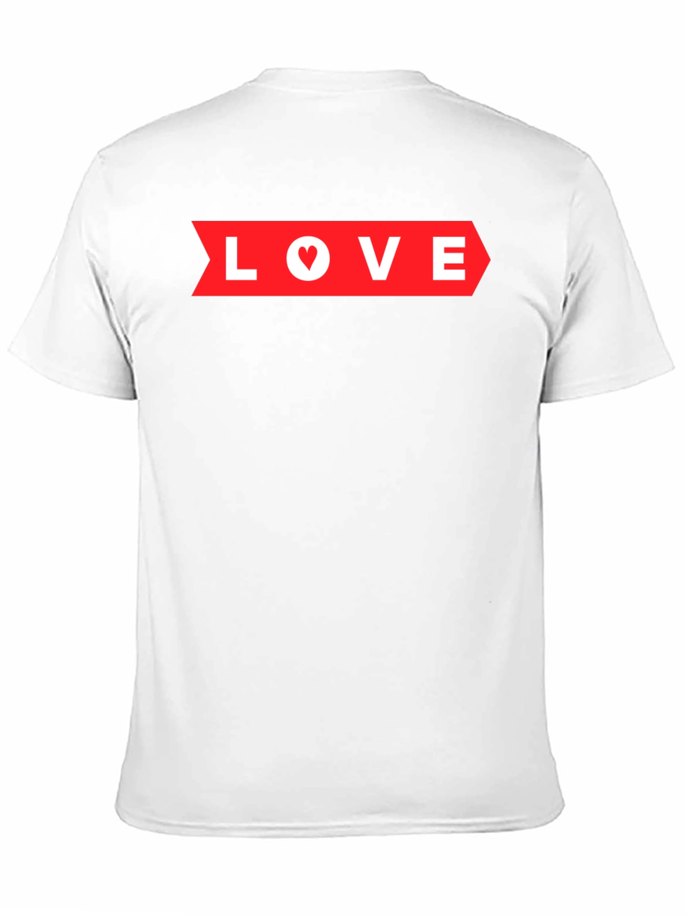 Love Arrow Graphic Tee - Black Heart Detail